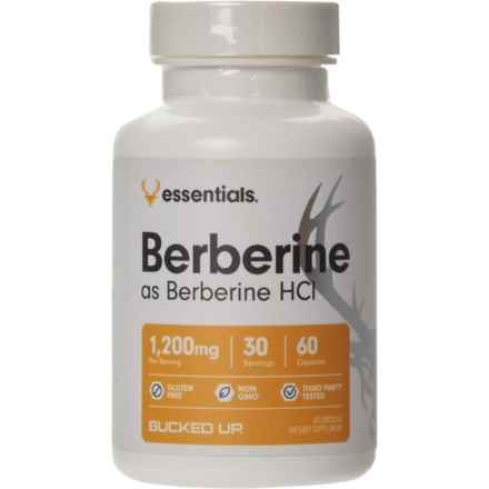 Buck'd Up Essentials Berberine HCI Supplements - 60 Capsules in Multi