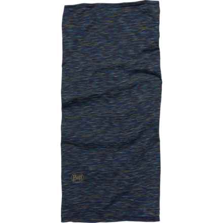 Buff Lightweight Neck Warmer - Merino Wool (For Men) in Multistripes Denim