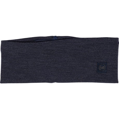 Buff Wide Headband - Merino Wool in Night Blue