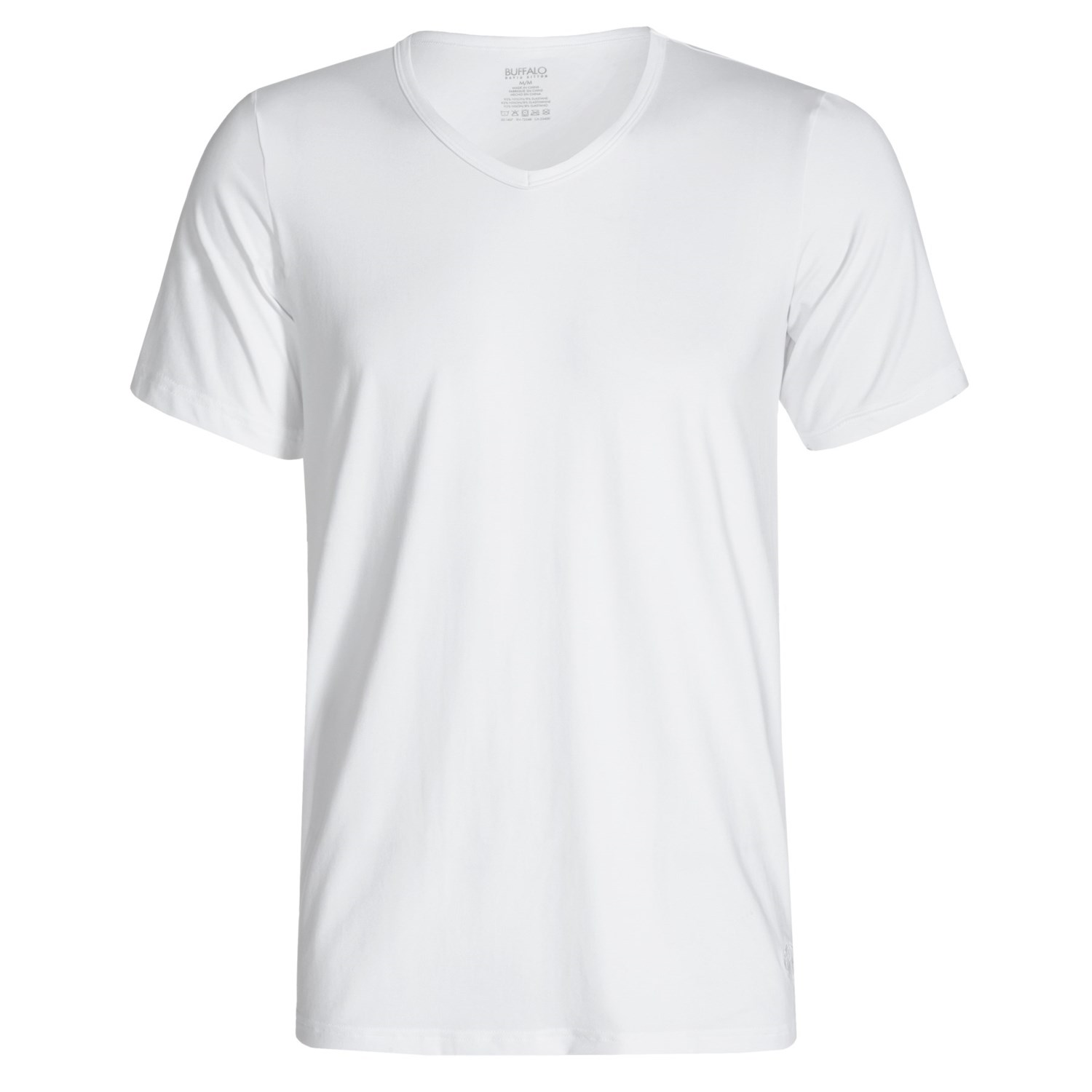 Buffalo David Bitton Microfiber V-Neck T-Shirt (For Men) - Save 52%