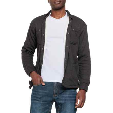 Buffalo Steel Shirt Jacket - Sherpa Lined in 001 Black