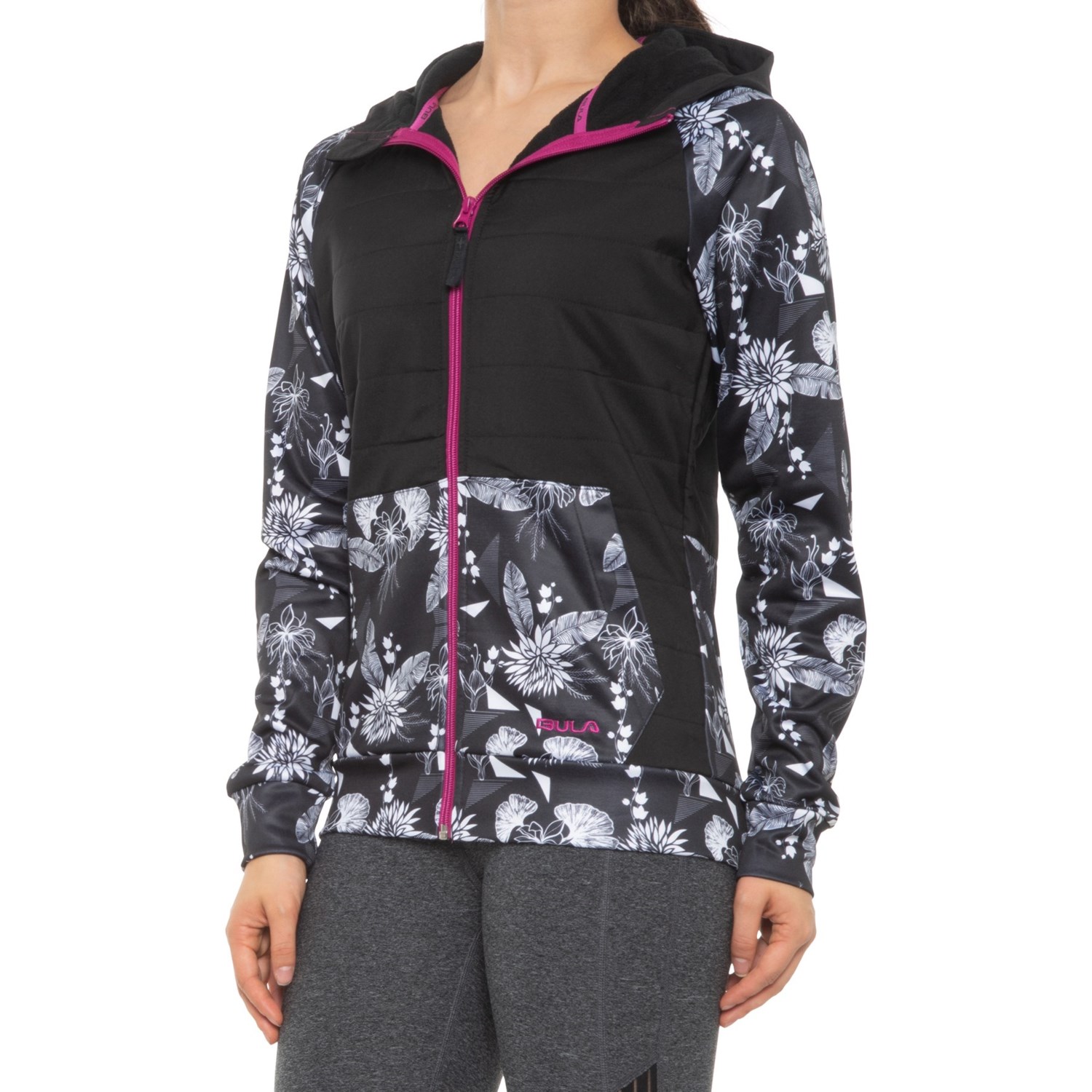 quilted hoodie women's