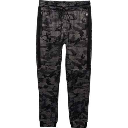 BURNSIDE APPAREL Big Boys Fleece Joggers in Grey Camo