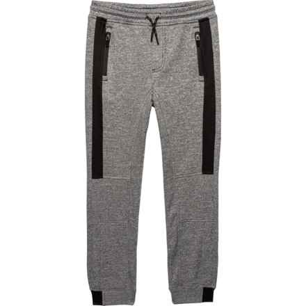 BURNSIDE APPAREL Big Boys Fleece Joggers in Heather Grey