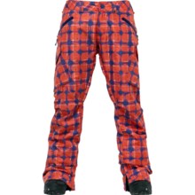 Burton Basis Snow Pants - Waterproof, Recycled Materials (For Women) in Visionary Print - Closeouts