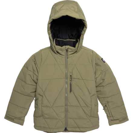 Burton Big Boys Spindial Ski Jacket - Waterproof, Insulated in Forest Moss