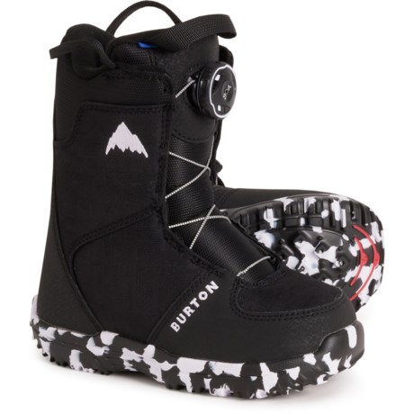 Burton Boys and Girls Grom BOA® Snowboard Boots - Insulated in Black