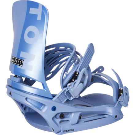 Burton Cartel EST Snowboard Bindings (For Men) in Slate Blue/Logo