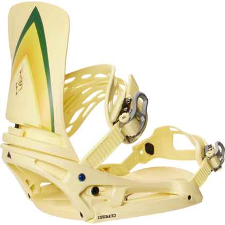 Burton Cartel X EST Snowboard Bindings in Cream/Graphic