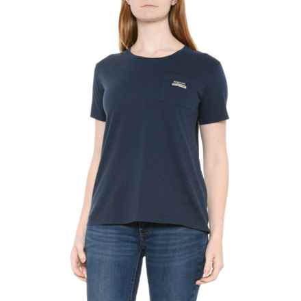 Burton Classic Pocket T-Shirt - Organic Cotton, Short Sleeve in Dress Blue