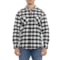 Burton Favorite Flannel Shirt - Long Sleeve in White/Black