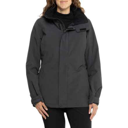 Burton Jet Set Ski Jacket - Waterproof, Insulated in True Black Heather