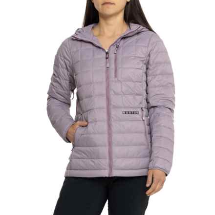 Burton Mid-Heat Hooded Down Jacket - 650 Fill Power in Elderberry