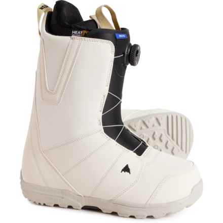 Burton Moto BOA® Snowboard Boots (For Men) in Stout White