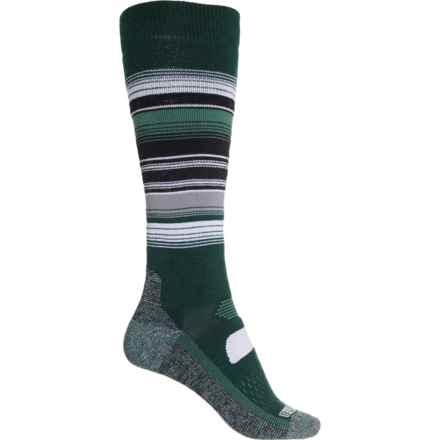 Burton Performance Midweight Ski Socks - Over the Calf (For Women) in Botanical Garden Blanket Stripe