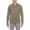 Burton Phayse Base Layer Top - Merino Wool, Zip Neck, Long Sleeve in Forest Moss