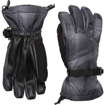 Burton Profile Gloves - Waterproof, Insulated (For Men) in Gradient Plaid