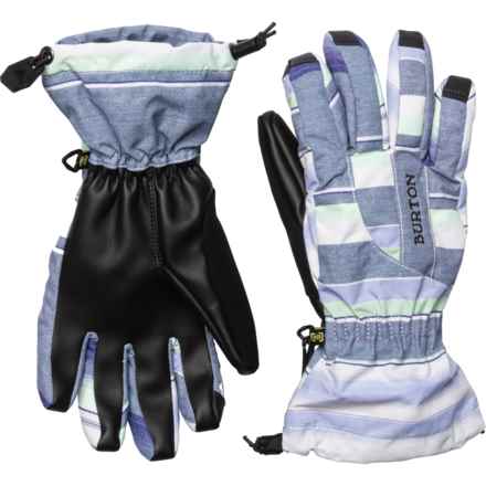Burton Profile Gloves - Waterproof, Insulated (For Women) in Flkstn Blanket Stripe