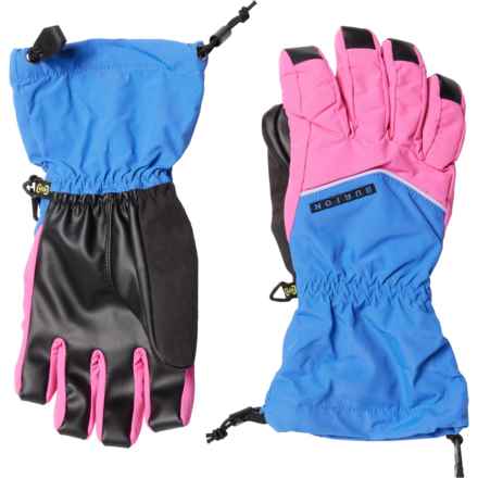 Burton Profile Gloves - Waterproof, Insulated, Touchscreen Compatible (For Big Girls) in Amparo Blue/Fuchsia Fusion