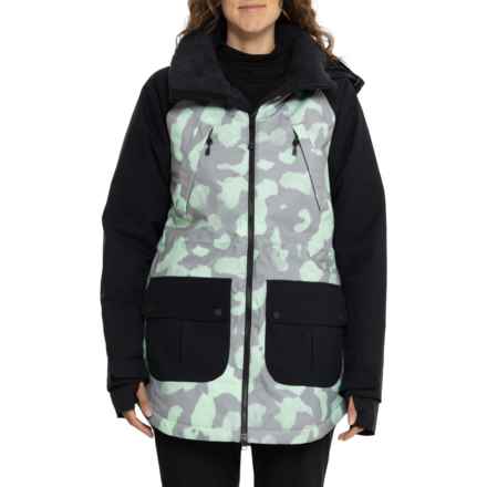 Burton Prowess Ski Jacket - Insulated in Rosette/True Black