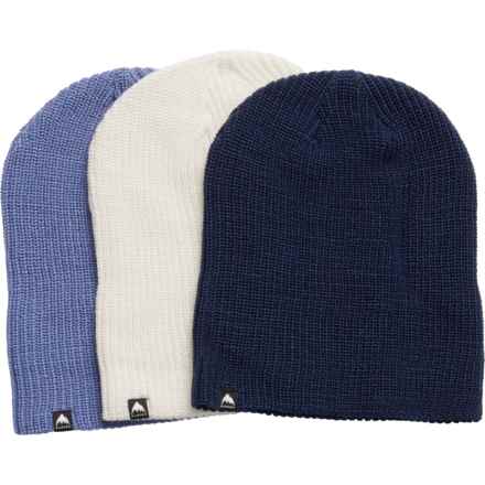 Burton Recycled DND Beanies - 3-Pack in Dress Blue/Stout White/Slate Blue