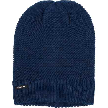 Burton Recycled Garter Stitch Beanie (For Women) in Dress Blue