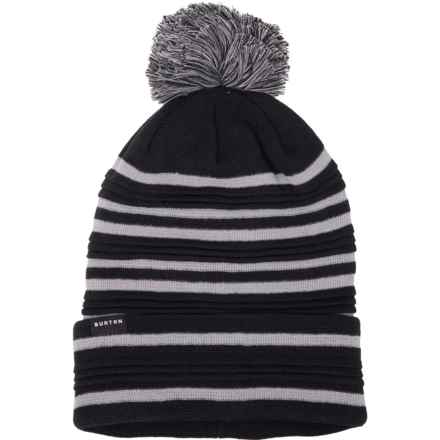 Burton Recycled Ottoman Rib Beanie (For Men) in True Black