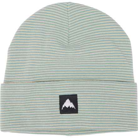 Burton Recycled Stripe Beanie (For Men) in Rock Lichen/Mushroom