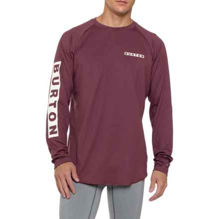 Burton Roadie Tech Base Layer Top - Long Sleeve in Almandine