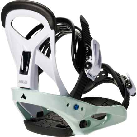 Burton Smalls Re:Flex Snowboard Bindings (For Boys and Girls) in Neo Mint/White