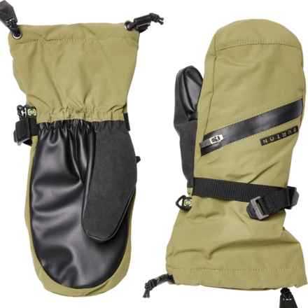 Burton Vent Mittens - Waterproof, Insulated, Touchscreen Compatible (For Big Boys) in Martini Olive