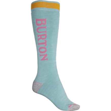 Burton Weekend Ski Socks - Mid-Calf (For Women) in Stone Blue - Closeouts