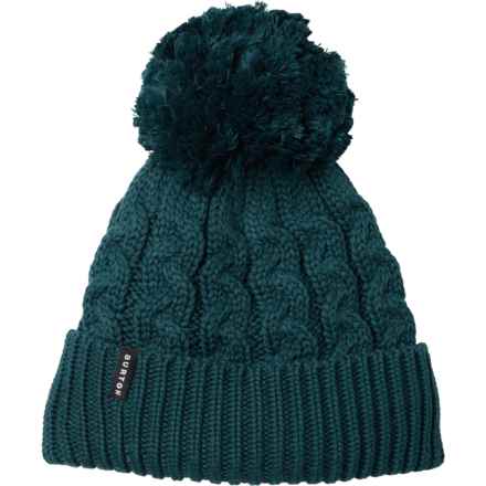 Burton Zippy Fleece-Lined Beanie in Deep Emerald