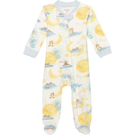 BURT'S BEES BABY Infant Boys Sweet Dreams Little Bear Sleep and Play Pajamas - Long Sleeve in Duckling