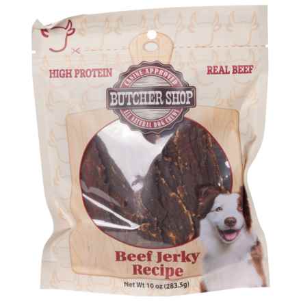 Butcher Shop Jerky Strips Dog Treats - 10 oz. in Beef