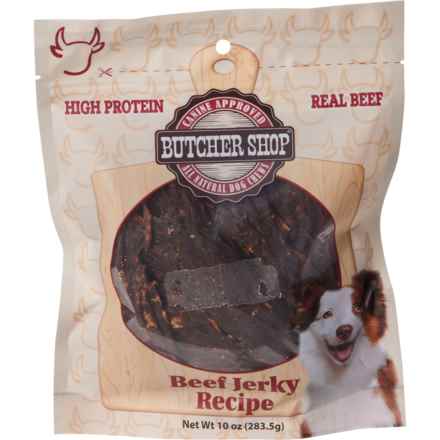 Butcher Shop Jerky Strips Dog Treats - 10 oz. in Beef