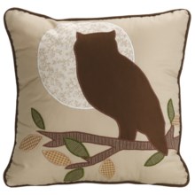 C & F Enterprises Decorative Pillow - 14x14” in Owl - Closeouts
