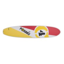 C4 Waterman Soft Deck Stand-Up Paddle Board - 12’ in Red/Yellow/White - 2nds