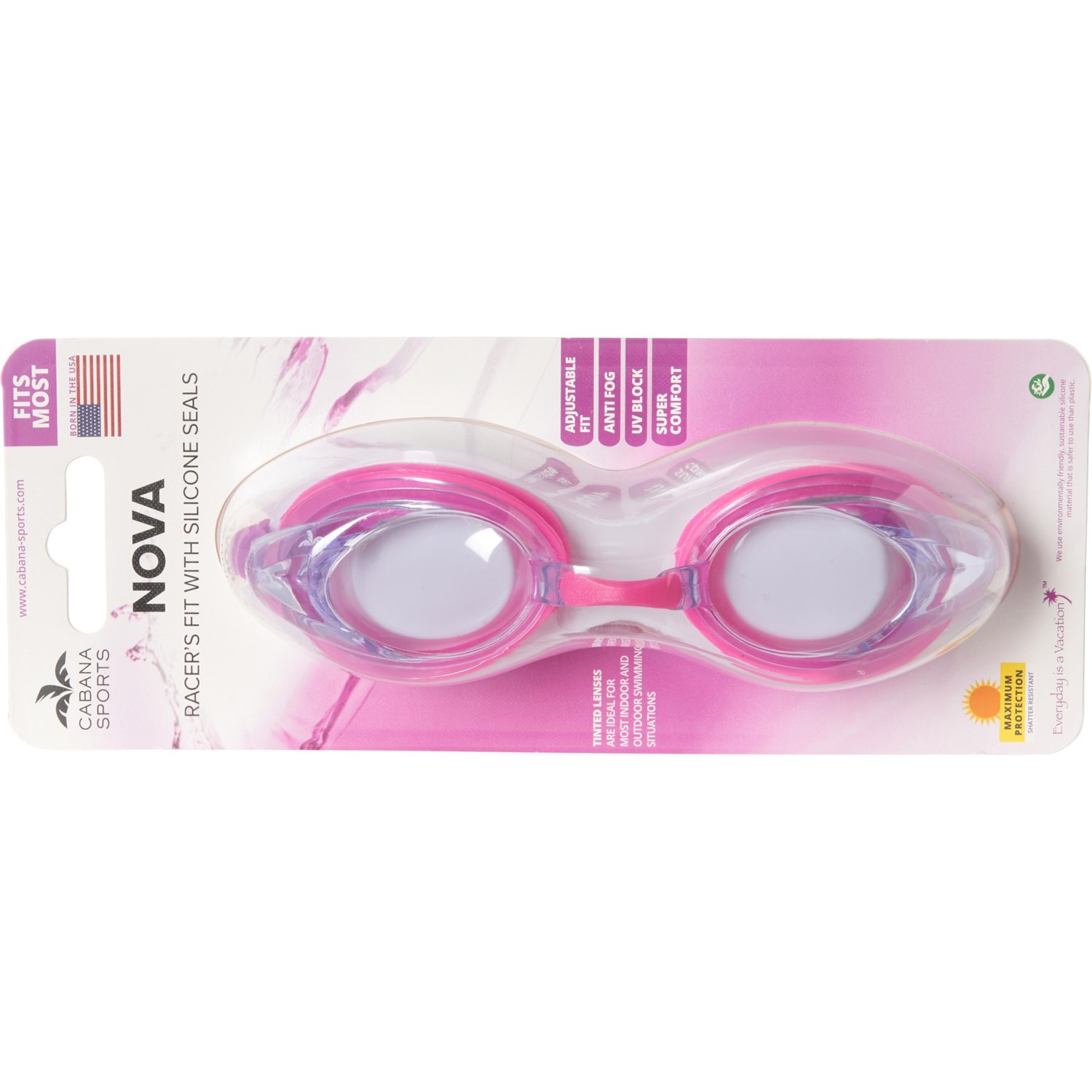 Cabana Sports Nova Swim Goggles (For Men and Women) - Save 25%