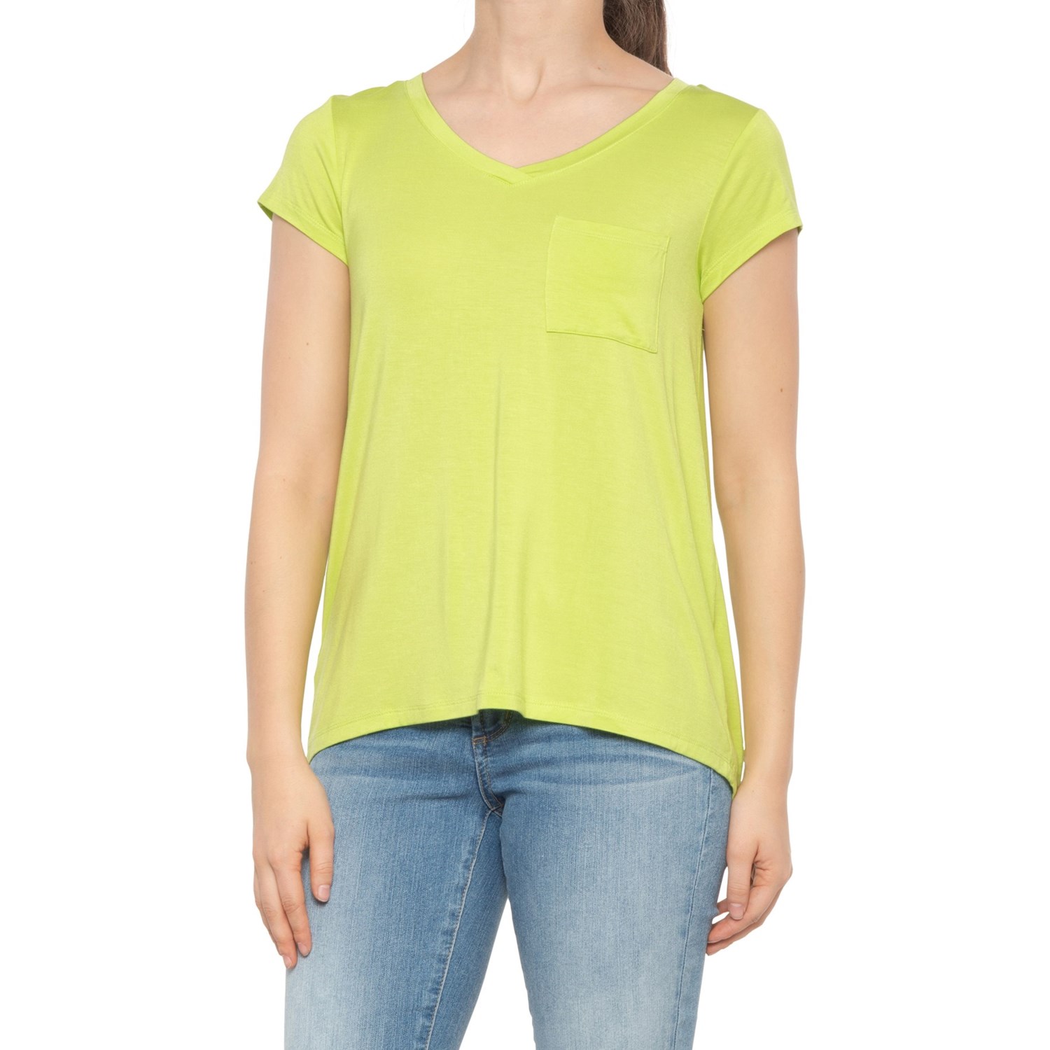 Cable & Gauge Swing Back VNeck TShirt (For Women) Save 61