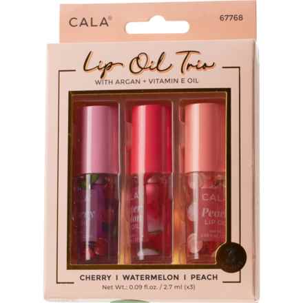 CALA Smile and Shine Tinted Lip Oil Trio in Multi