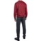 SK998_2 Calida Galaxy V-Neck Pajamas - Lightweight Interlock Cotton, Long Sleeve (For Men)