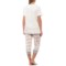 550PF_2 Calida Porto Capri Pajamas - Short Sleeve (For Women)