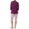 120HJ_2 Calida Spring Time Pajamas - Elbow Sleeve, Capris (For Women)