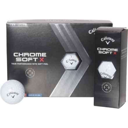 Callaway Chrome Soft X Golf Balls - 12-Pack in White