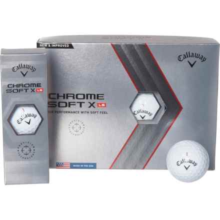 Callaway Chrome Soft X-LS Golf Balls - 12-Pack in White