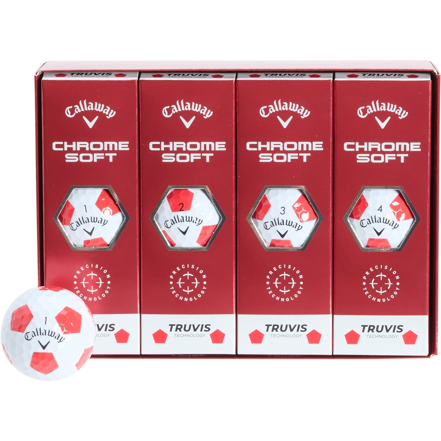 Callaway Golf Chrome Soft 22 Truvis Golf Balls - 12-Pack - Save 33%