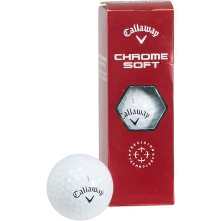 Callaway Golf Chrome Soft Golf Balls - 3-Pack in White