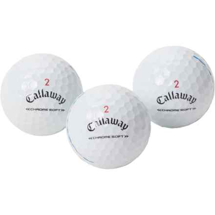 Callaway Golf Chrome Soft Triple Track Golf Balls - 3-Pack in White