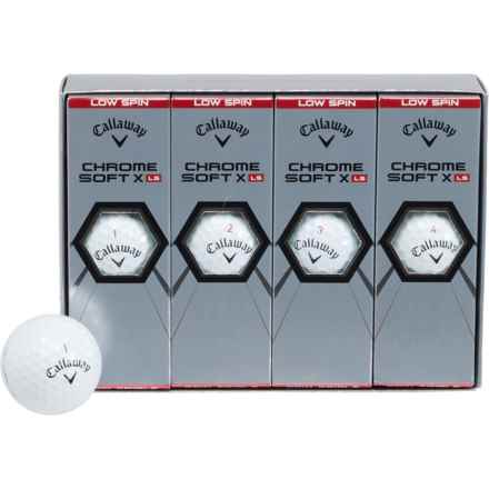Callaway Golf Chrome Soft X-LS Golf Balls - 12-Pack in White